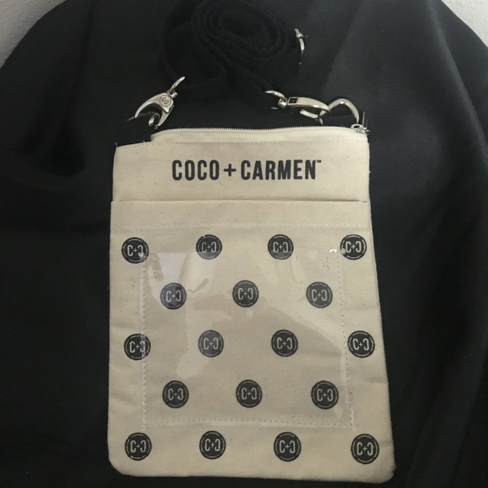 Coco + Carmen Canvas Crossbody Bag Purse - Picture 2 of 9
